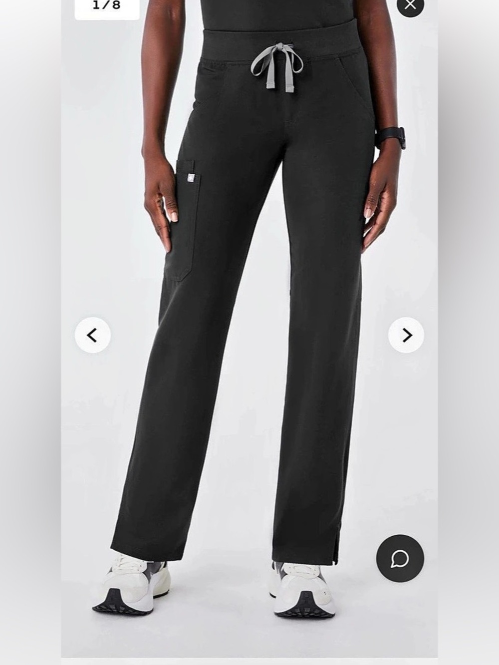 FIGS Black Bottoms